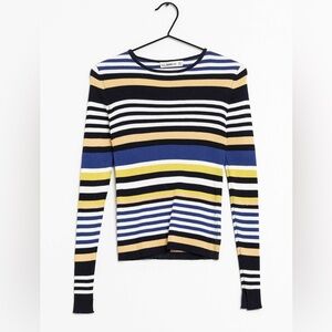 Zara Knit Striped Long Sleeve